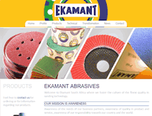 Tablet Screenshot of ekamant.co.za